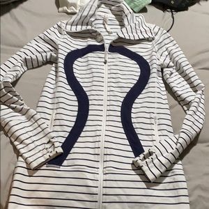 COPY - Lululemon quiet stripe jacket sz 6 rare
